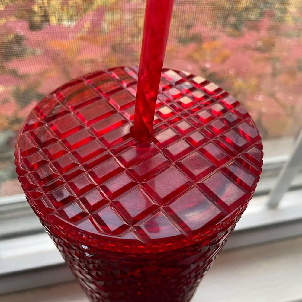 Starbucks vibrant red
